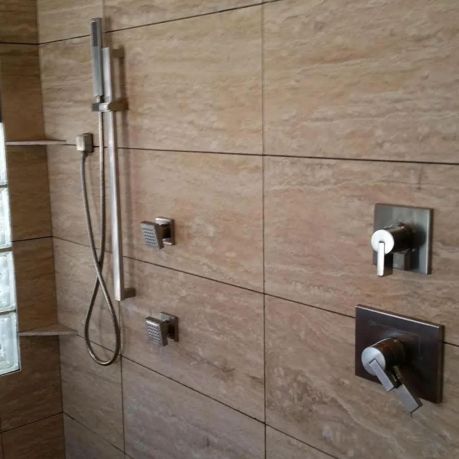 Shower fixture installation for Water Heater Replacement in Wharton